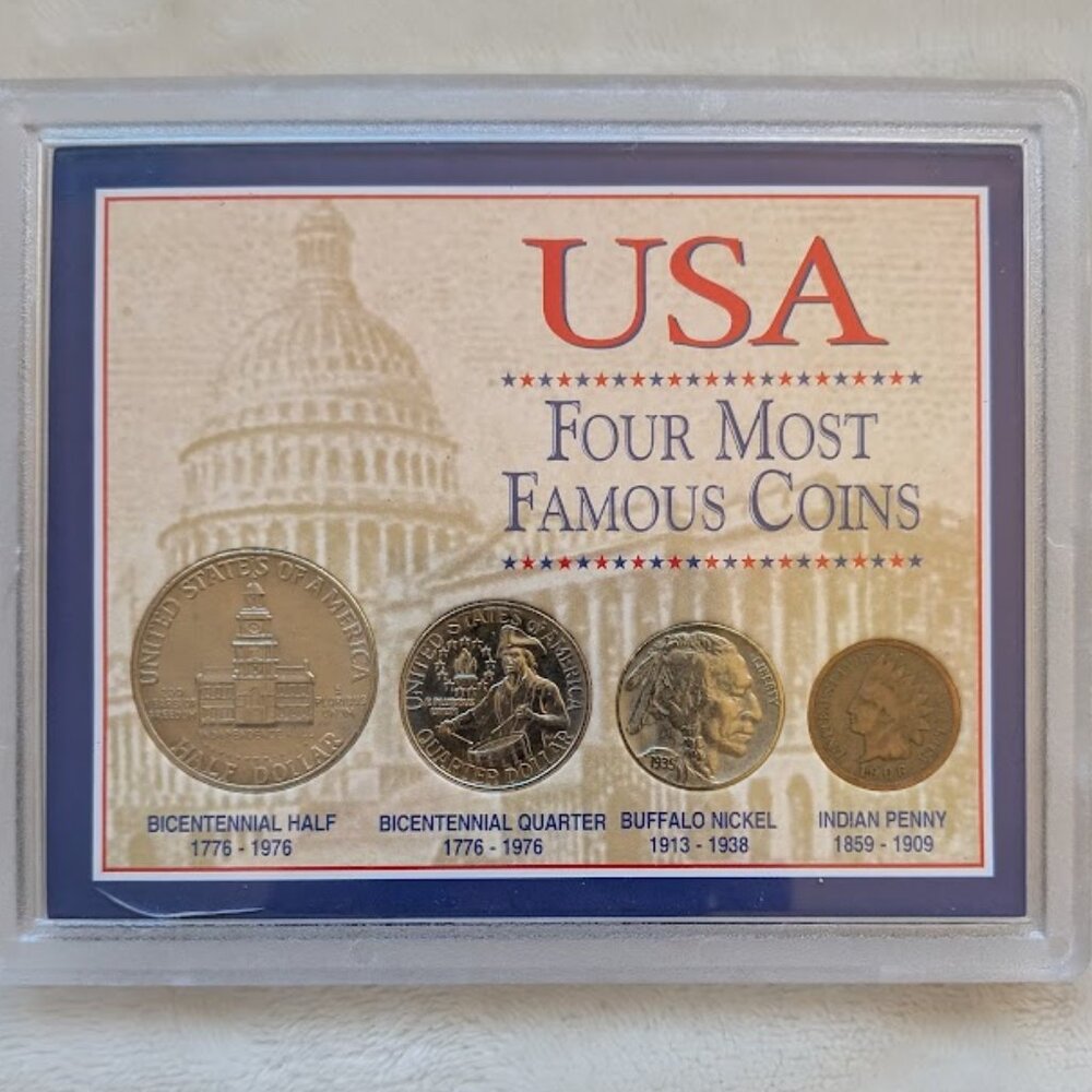 CERTIFIED- USA FOUR MOST FAMOUS COINS